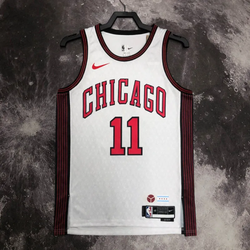 22-23 Bulls DEROZAN #11 White City Edition Top Quality Hot Pressing NBA Jersey