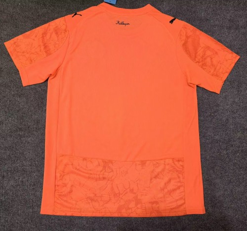 25-26 Manchester City Orange Goalkeeper Fans Soccer Jersey