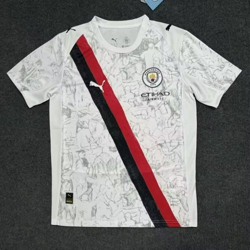25-26 Manchester City Away Fans Soccer Jersey