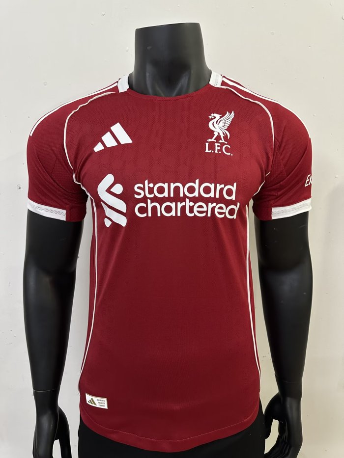 25-26 Liverpool Home Player Version Soccer Jersey