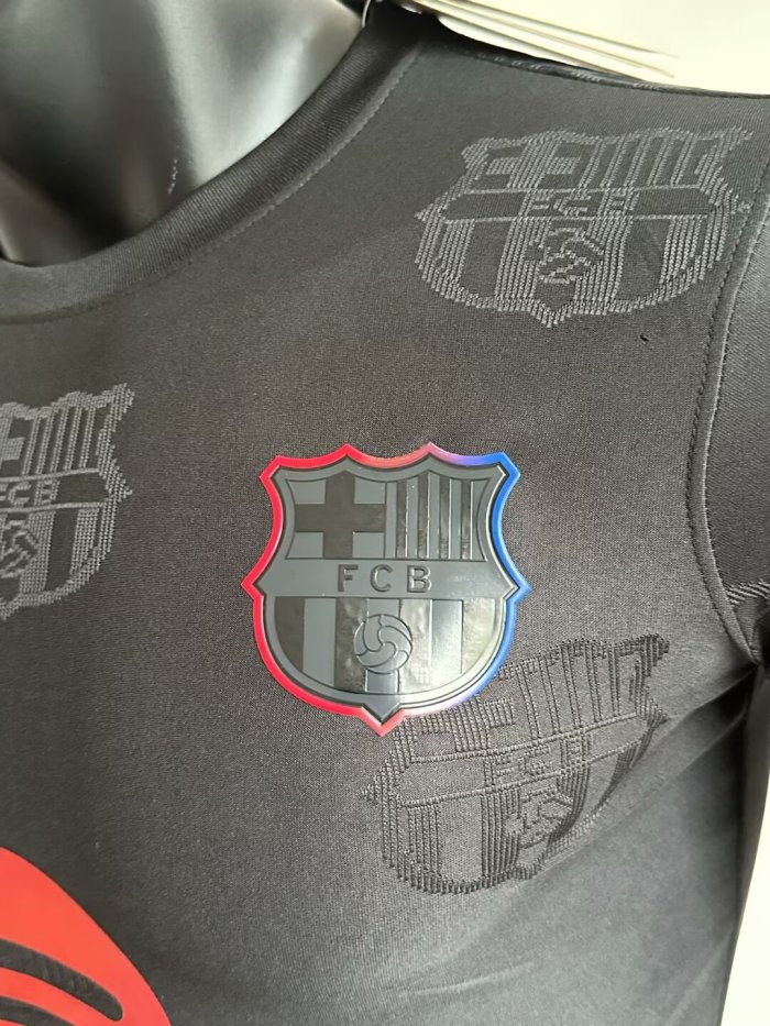 25-26 Barcelona Black Special Edition Player Version Training Shirts