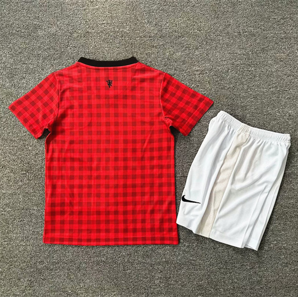 2002-2004 Manchester United Home Retro Kids Soccer Jersey