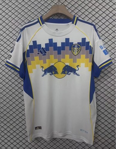 25-26 Leeds United Home Fans Soccer Jersey
