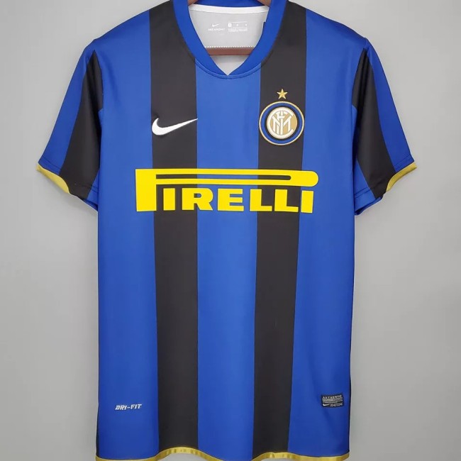 2008-2009 Inter Milan Home Retro Soccer Jersey