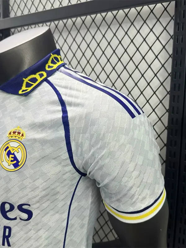 25-26 Real Madrid White Special Edition Player Version Training Shirts (蓝标)