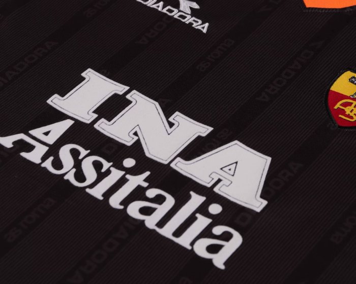 1999-2000 Roma Away Retro Kids Soccer Jersey