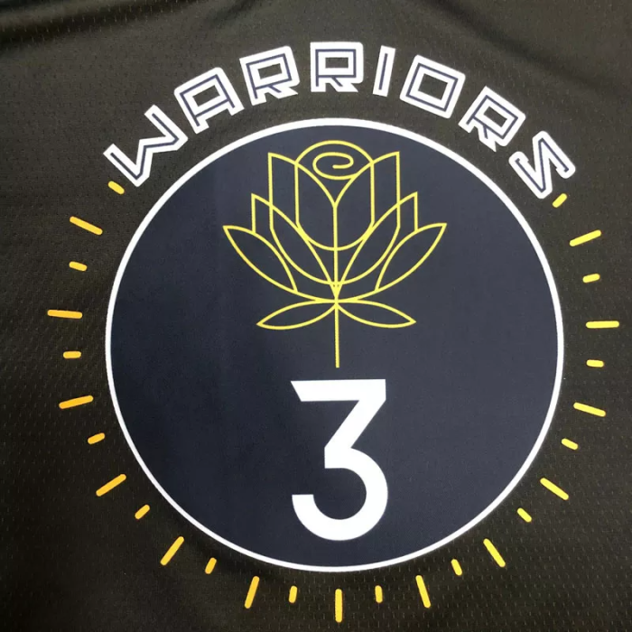 22-23 WARRIORS POOLE #3 Black City Edition Top Quality Hot Pressing NBA Jersey
