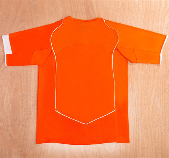 2004   Netherlands Home Retro Soccer Jersey