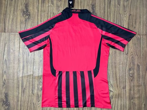 2007-2008 AC Milan Home Retro Soccer Jersey