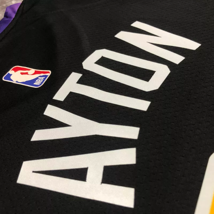 22-23 SUNS AYTON #22 Black Top Quality Hot Pressing NBA Jersey (Trapeze Edition)