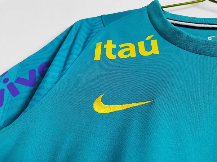 2021 Brazil Training clothes Retro Soccer Jersey