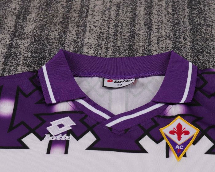 1992-1993 Fiorentina Away Retro Kids Soccer Jersey