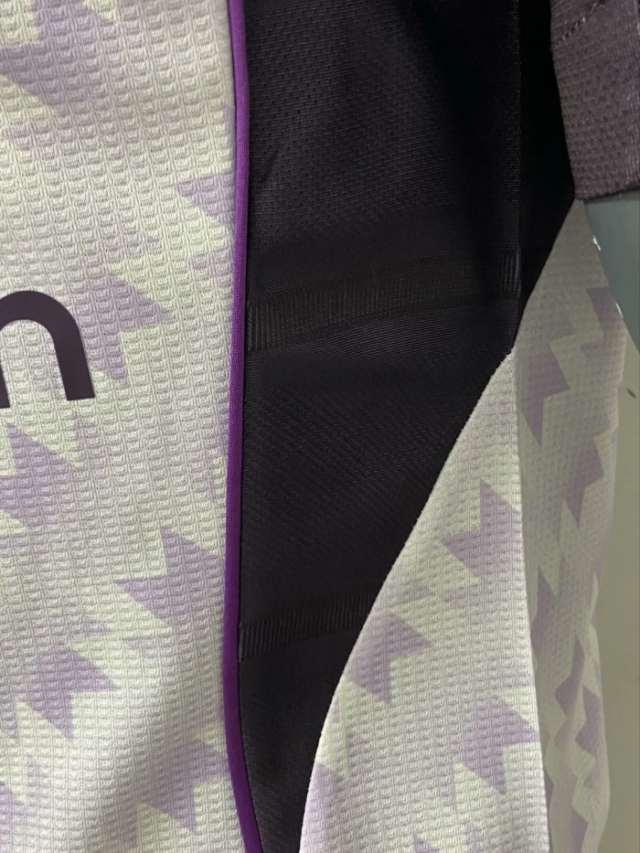 25-26 Manchester United White Purple Special Edition Player Version Soccer Jersey