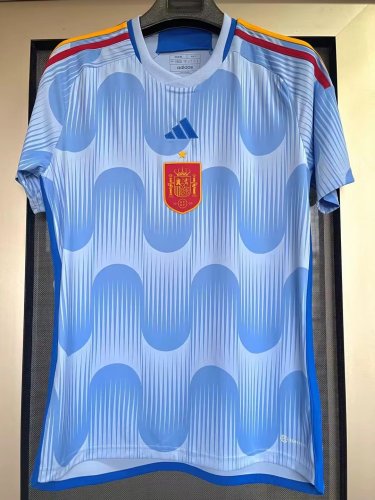 22-23 Spain Away World Cup Fans Soccer Jersey