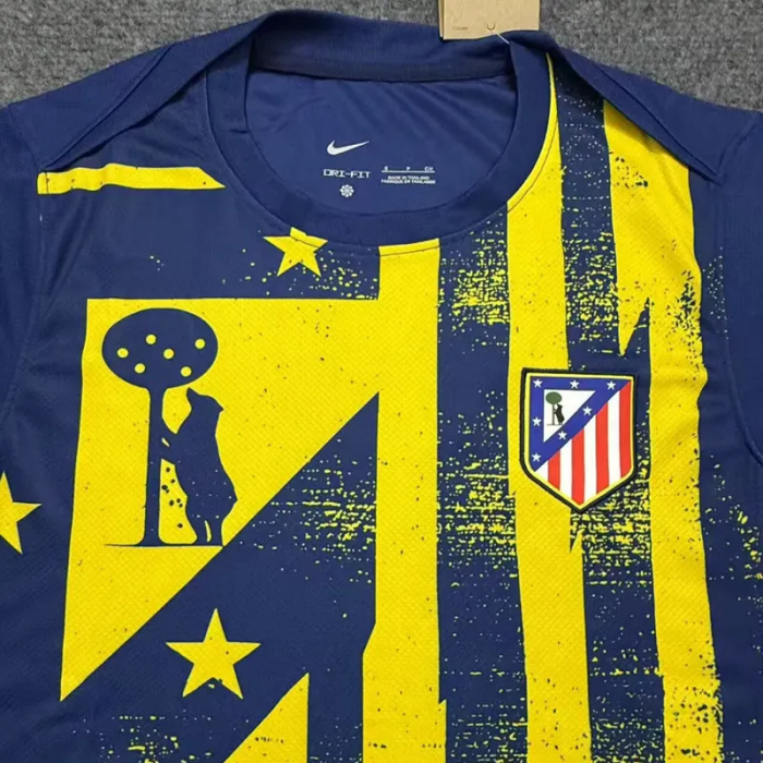 25-26 Atlético Madrid Yellow Special Edition Fans Soccer Jersey