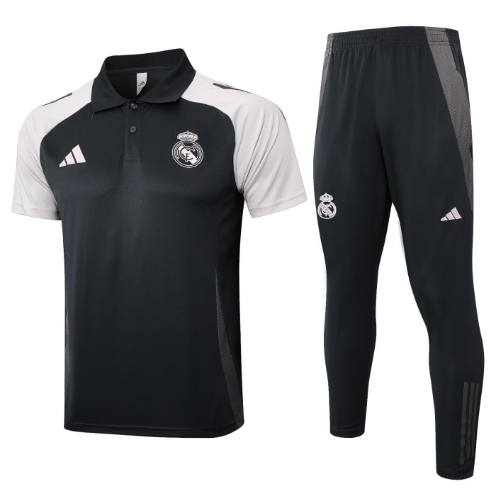 24-25 Real Madrid High Quality Polo Tracksuit