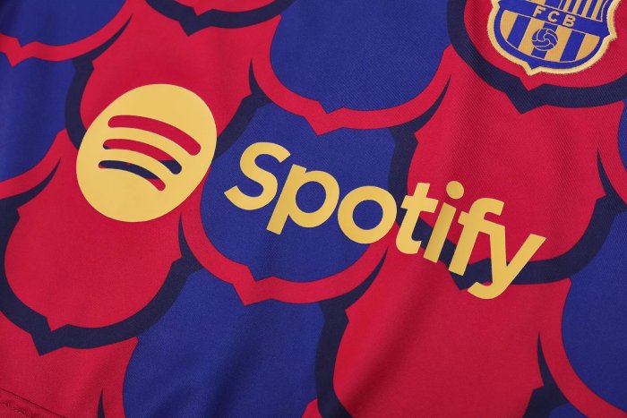 24-25 Barcelona High Quality Long Sleeve Training Suit