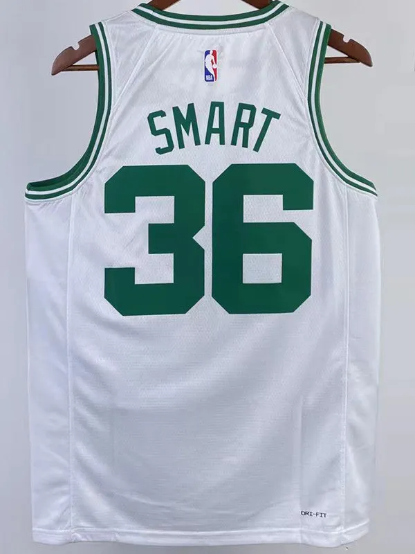 22-23 CELTICS SMART #36 White Top Quality Hot Pressing NBA Jersey