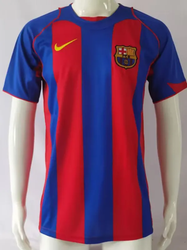 2004-2005 Barcelona Home Retro Soccer Jersey