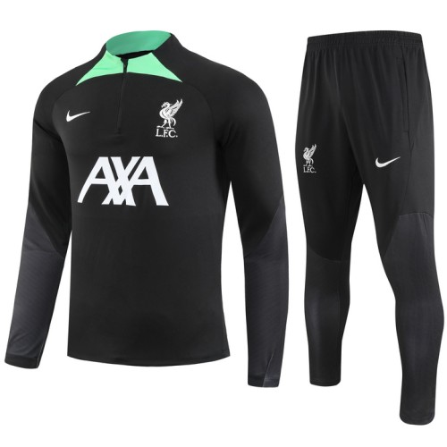 23-24 Liverpool High Quality Half Pull Tracksuit