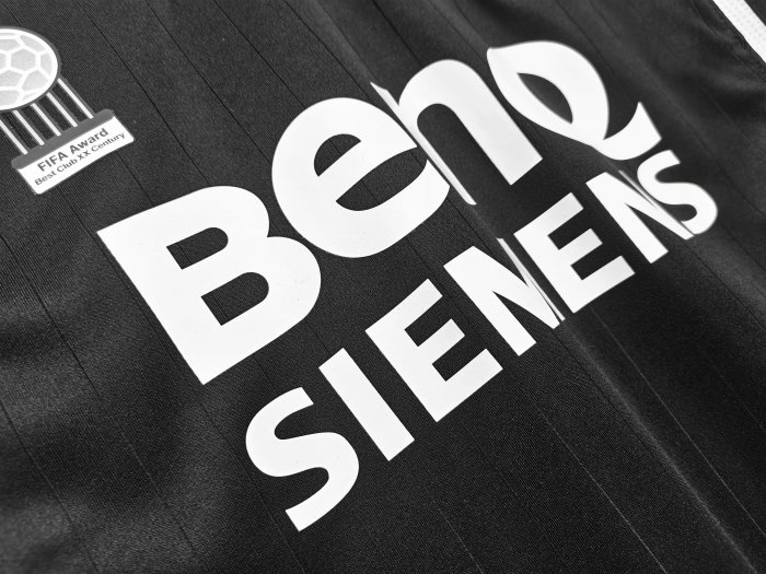 2006-2007 Real Madrid Black Third Retro Soccer Jersey