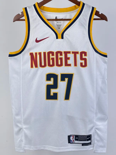22-23 Nuggets MURRAY #27 White Top Quality Hot Pressing NBA Jersey
