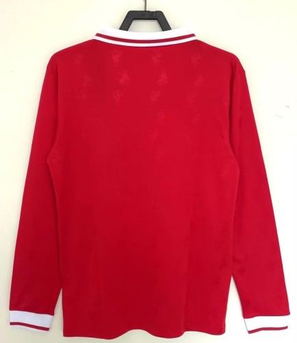1996-1997 Liverpool Home Long Sleeve Retro Soccer Jersey