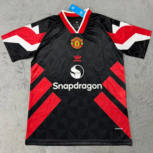 25-26 Manchester United Black Red Special Edition Training shirts