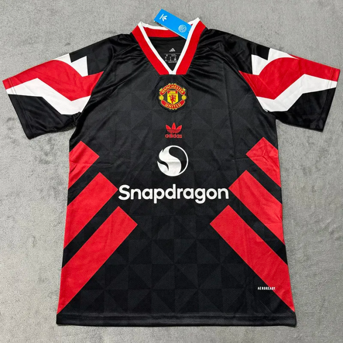 25-26 Manchester United Black Red Special Edition Training shirts