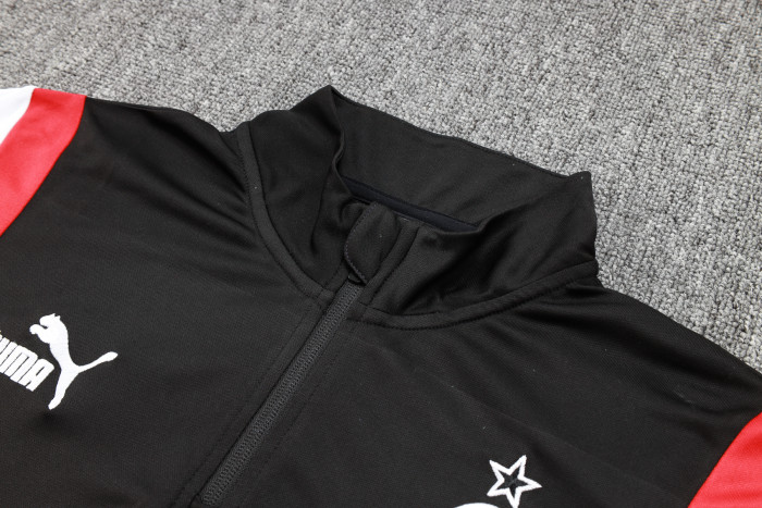 23-24 AC Milan High Quality Half Pull Tracksuit