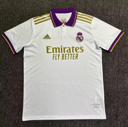 24-25 Real Madrid White Commemorative Edition Fans Soccer Jersey
