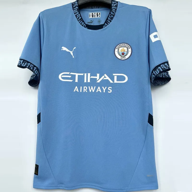 24-25 Manchester City Home Fans Soccer Jersey