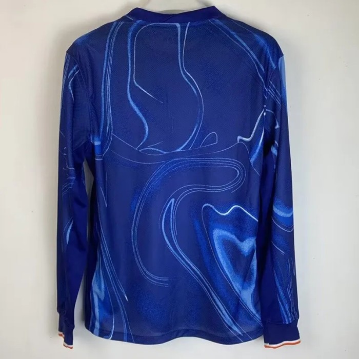 24-25 Chelsea Home Long Sleeve Soccer Jersey