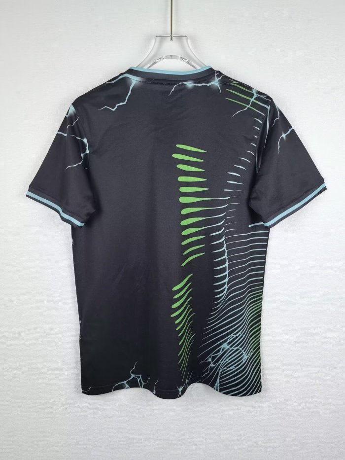 24-25 Real Madrid Black Fans Training Shirts