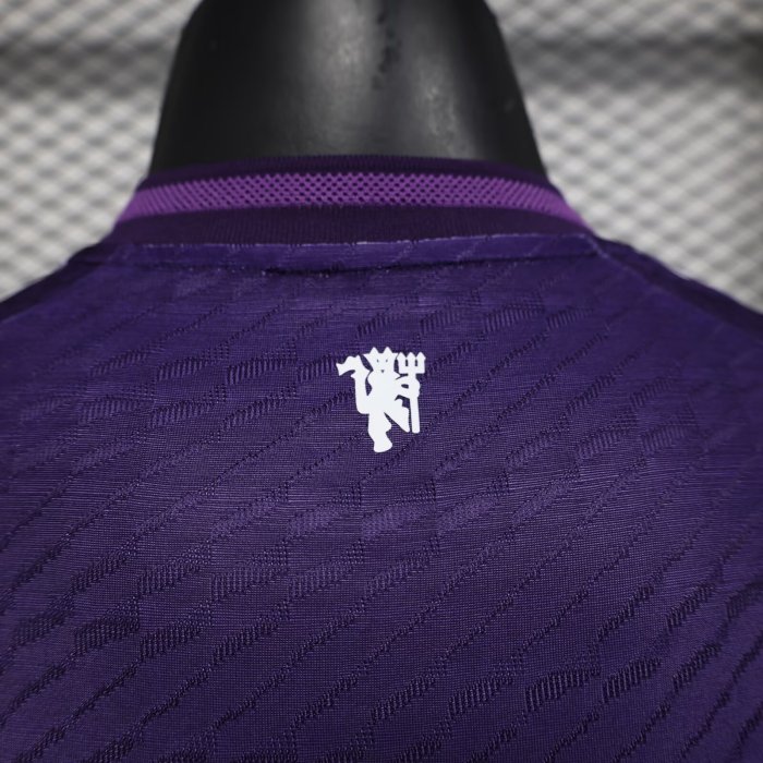 25-26 Manchester United Purple Special Edition Player Version Soccer Jersey