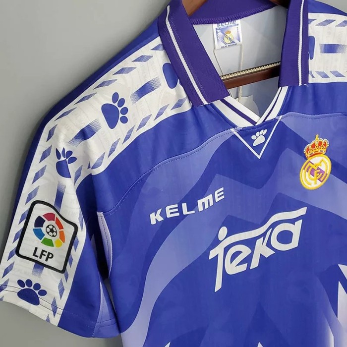 1996-1997 Real Madrid Purple Retro Soccer Jersey