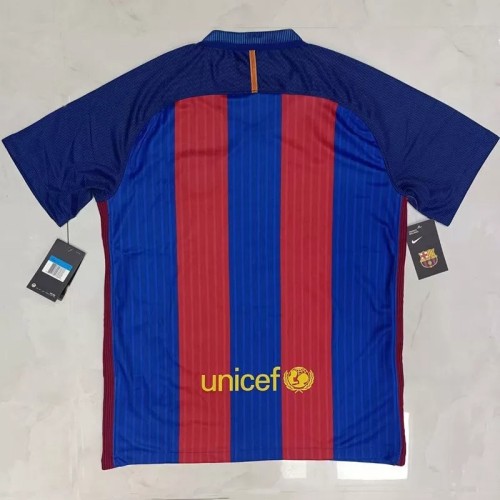 2016-2017 Barcelona Home Retro Soccer Jersey