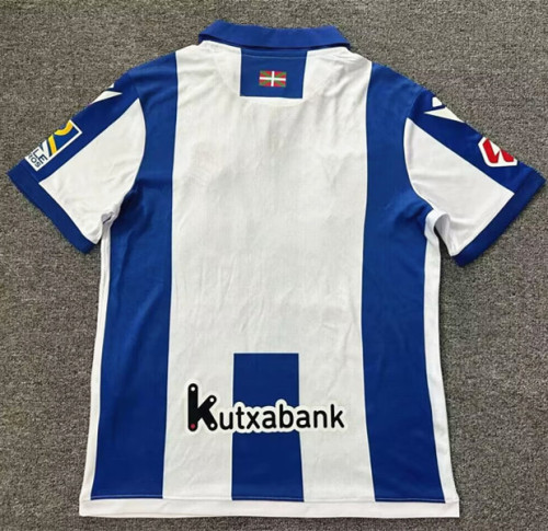 24-25 Real Sociedad Home Fans Soccer Jersey