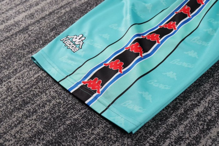 1996-1997 Barcelona Away Retro Kids Soccer Jersey