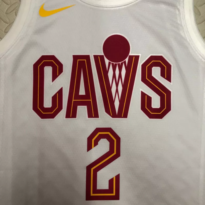 22-23 Cleveland Cavaliers IRVING #2 White Top Quality Hot Pressing NBA Jersey
