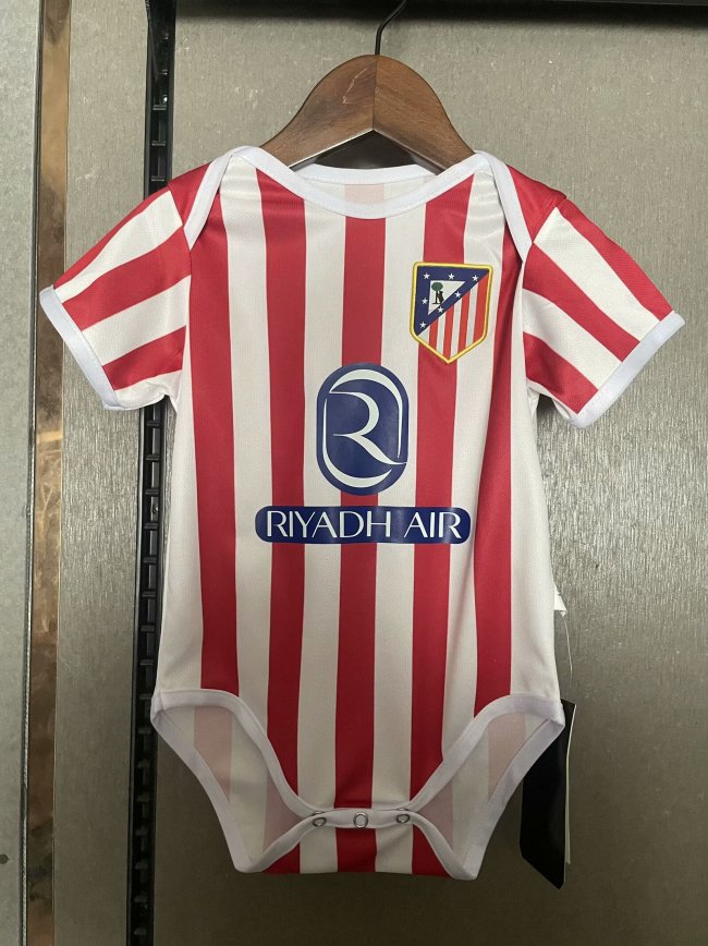 25-26 Atlético Madrid Home Baby Infant Crawl Suit