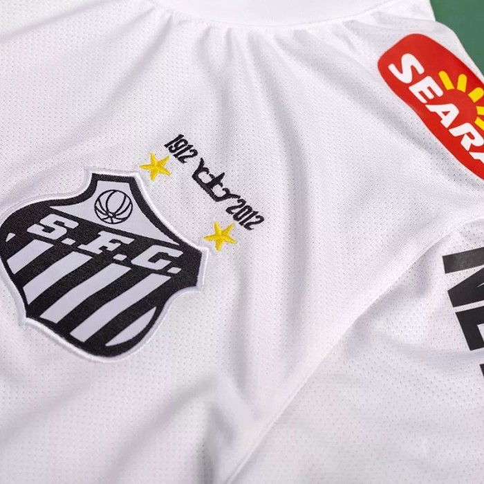 2012-2013 Santos FC Home Retro Soccer Jersey(全广告)