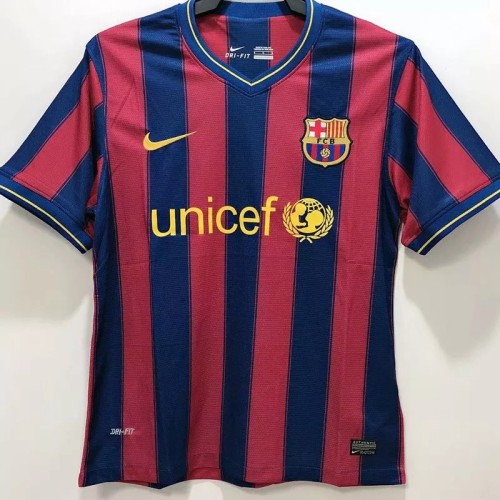 2009-2010 Barcelona Home Retro Soccer Jersey