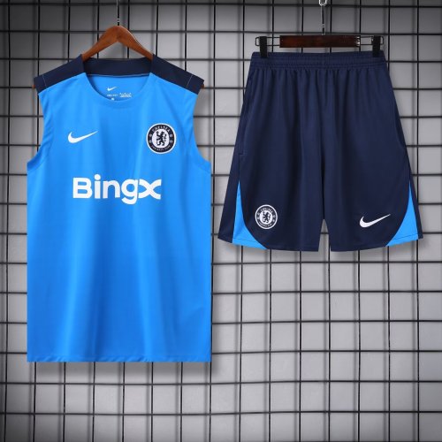 24-25 Chelsea High Quality Tank Top And Shorts Suit