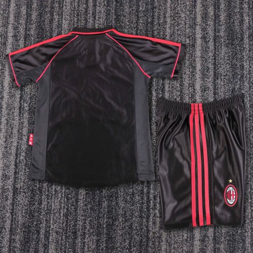 1998-1999 AC Milan Third Retro Kids Soccer Jersey