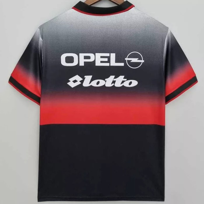 1996-1997 AC Milan Black Red Retro Training Shirts