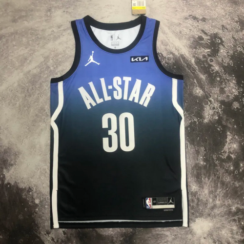2023 ALL STAR CURRY #30 Blue Top Quality Hot Pressing NBA Jersey
