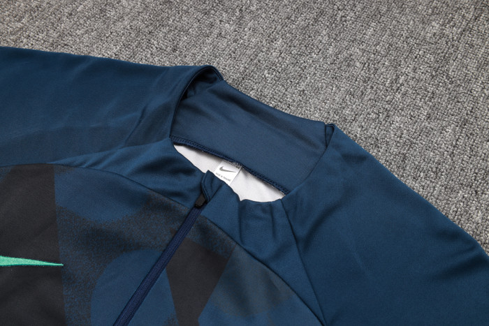 23-24 Barcelona High Quality Half Pull Tracksuit