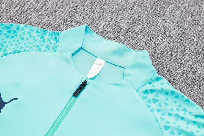 23-24 Marseille High Quality Half Pull Tracksuit