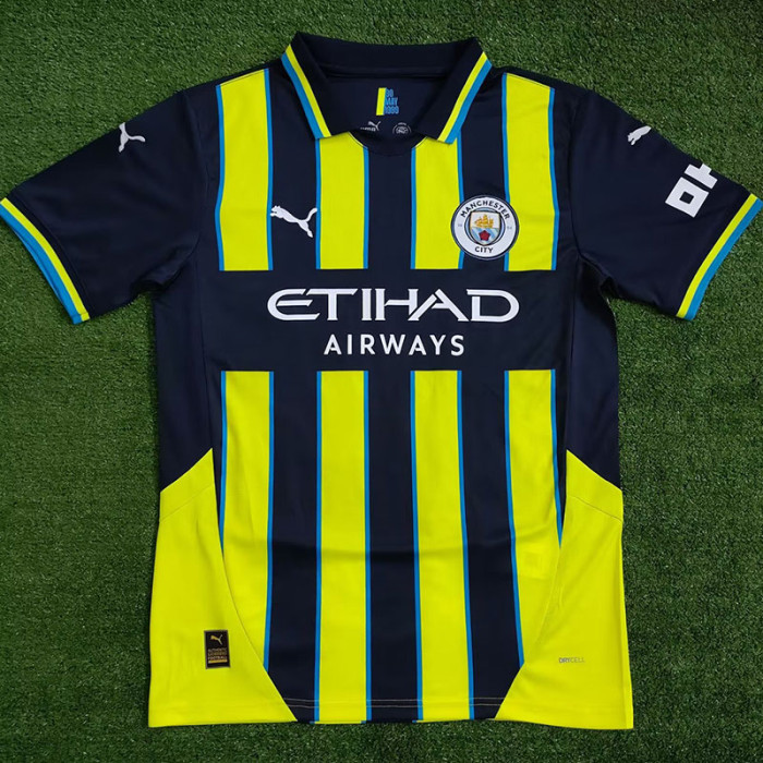 24-25 Manchester City Away Fans Soccer Jersey